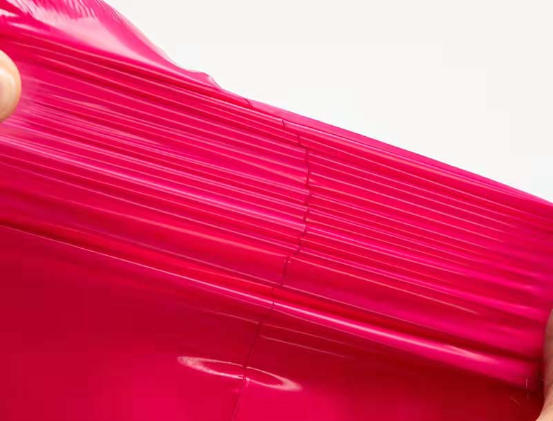 衡水玫红色快递袋-05