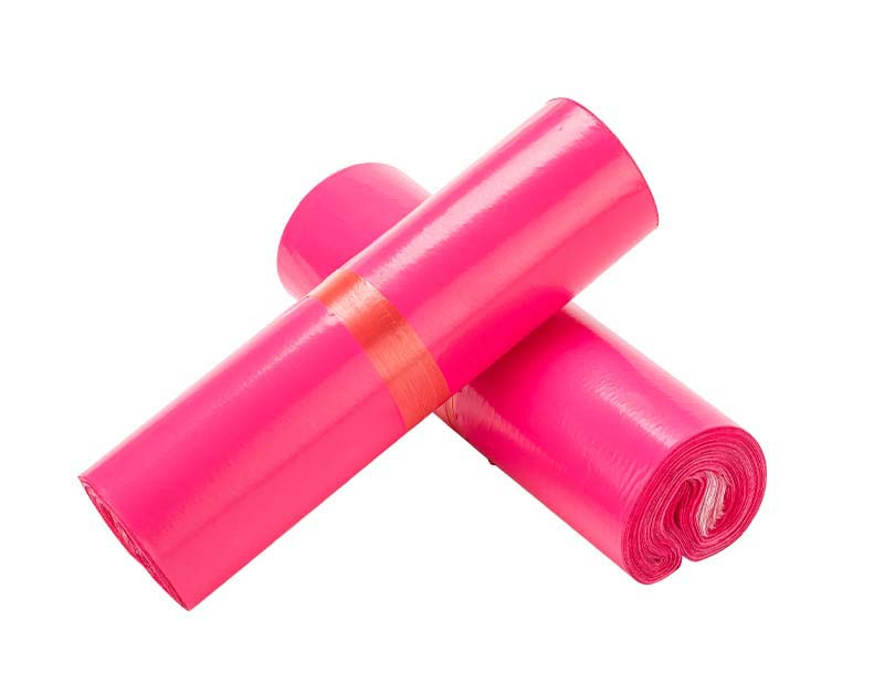 衡水玫红色快递袋-02